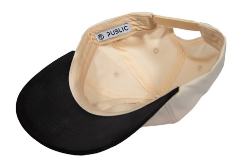 PUBLIC Event Hat Cream/Black