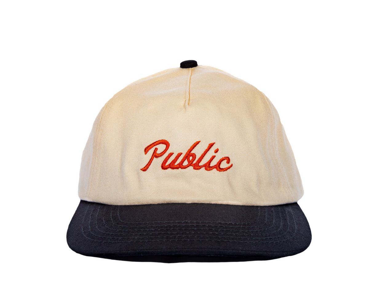 PUBLIC Event Hat Cream/Black