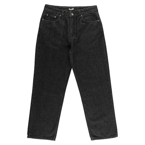 Welcome Skateboards IMMORTAL LOOSE STRAIGHT DENIM WASHED BLACK