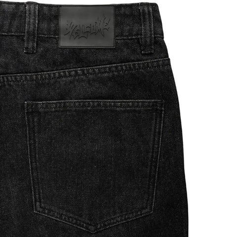 Welcome Skateboards IMMORTAL LOOSE STRAIGHT DENIM WASHED BLACK