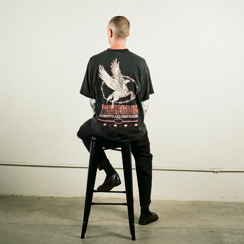 Welcome Skateboards PEGASUS LAYERED KNIT VINTAGE BLACK/WHITE