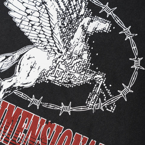 Welcome Skateboards PEGASUS LAYERED KNIT VINTAGE BLACK/WHITE