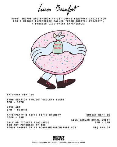 Presale Tickets- Donut Shoppe X Lucas Beaufort Presents: From Scratch