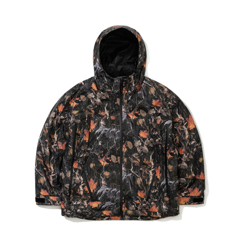 BSRabbit Special Hooded seam sealing jacket black real tree