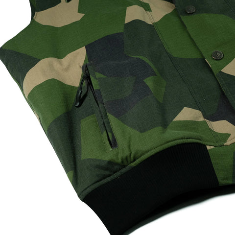 BSRabbit Cotton Twill 1oz Insulated Retro Vest Camo