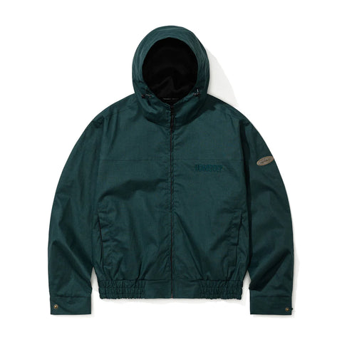 BSRabbit Rustic Charm Linen Hooded Jacket Green