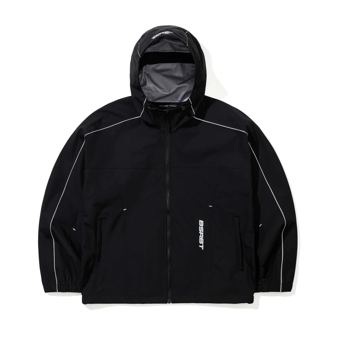 BSRabbit Stream Line Hoodie 3L Hooded Jacket Black