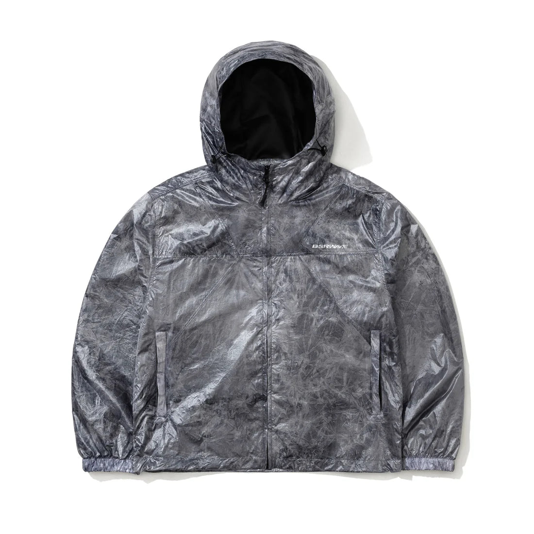 BSRabbit Bsrwave Brushed Dye Hooded Jacket Gray