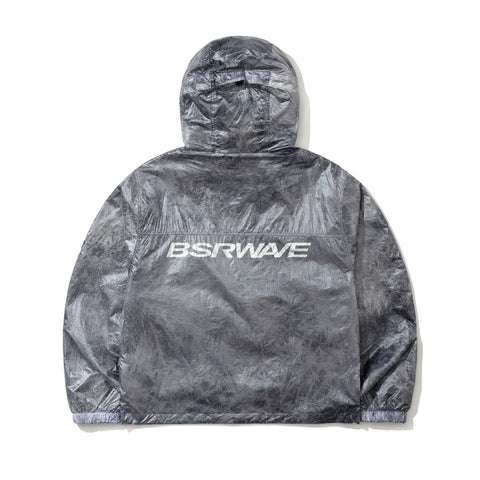 BSRabbit Bsrwave Brushed Dye Hooded Jacket Gray