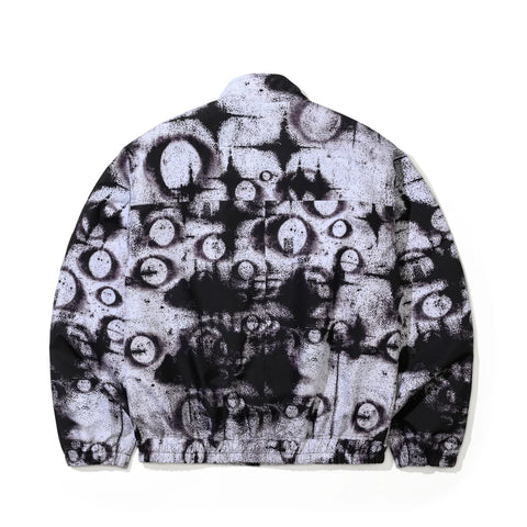 BSRabbit Js Lunar Star Hn Track Jacket Sprayed White