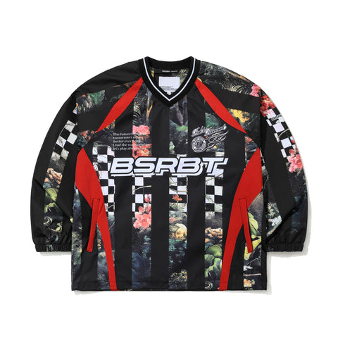 BSRabbit Bsrbt Sporty Pullover Jacket Checkered Bloom