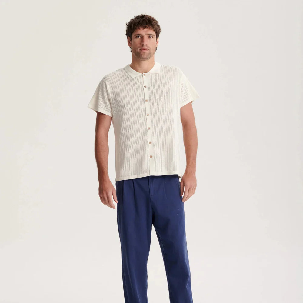 Critical Slde Access Knit Shirt - Ecru
