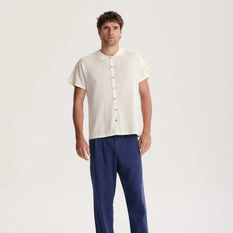 Critical Slde Access Knit Shirt - Ecru