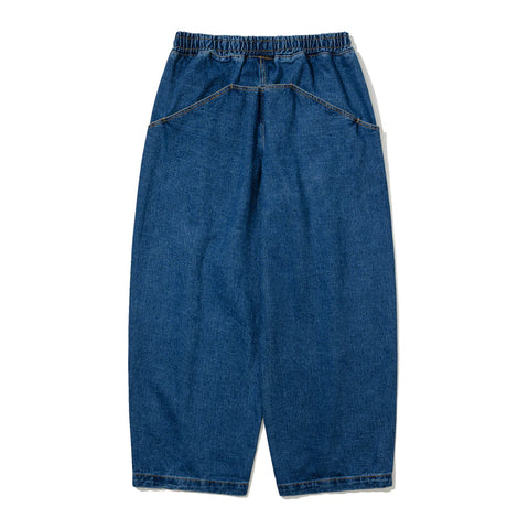 BSRABBIT Utility Front Cargo Super Wide Denim Pants Blue