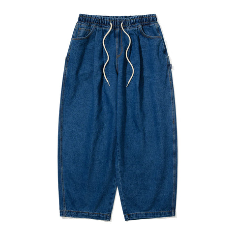 BSRABBIT Super Wide Denim Pants Blue