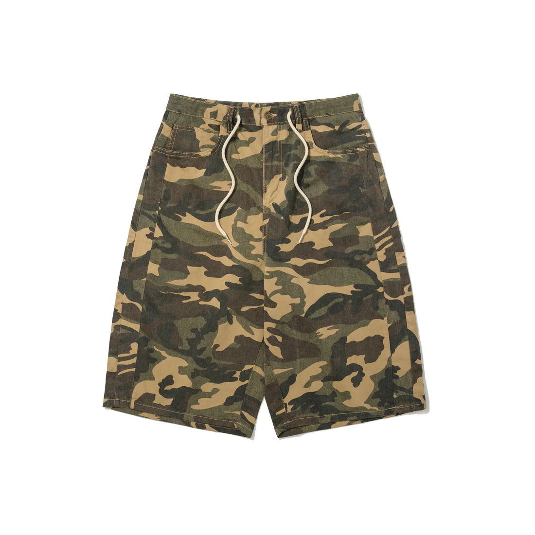 BS Rabbit Carpenter Loose Fit Shorts Woodland Camo