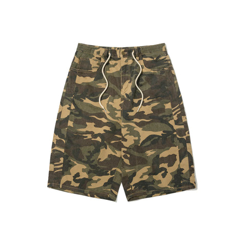BS Rabbit Carpenter Loose Fit Shorts Woodland Camo