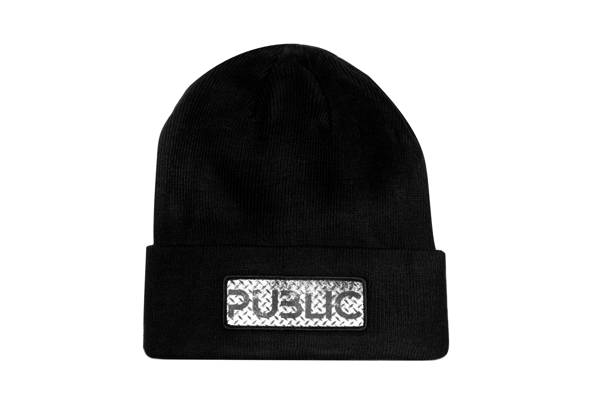 PUBLIC OFFICE BEANIE - BLACK