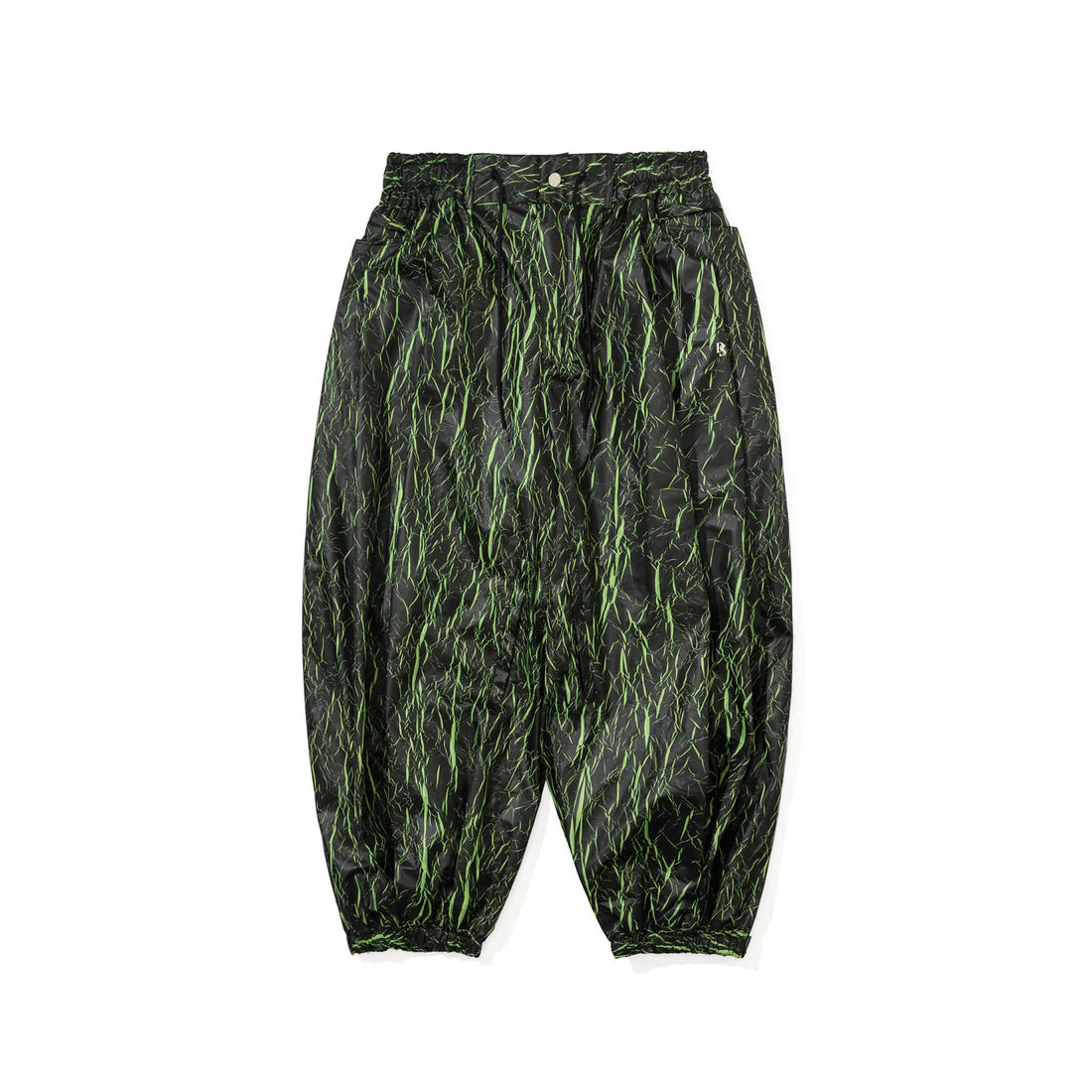 BSRabbit Dsxbs Side Zip 3L New Super Wide Ventilation Jogger Pants Black Green