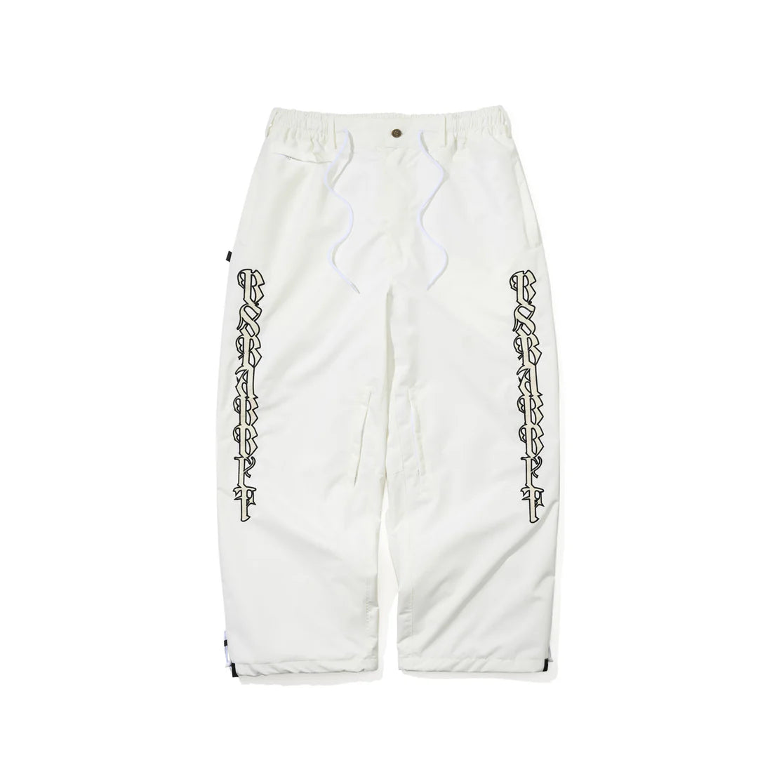 BSRabbit Vertical Applique Super Wide Ventilation Pants Ivory