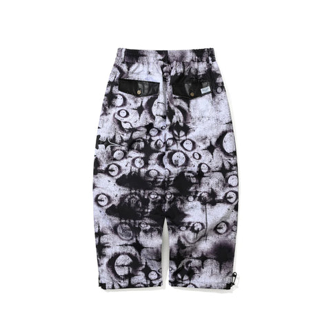 BSRabbit Lunar Star Super Wide Ventilation Pants Sprayed White