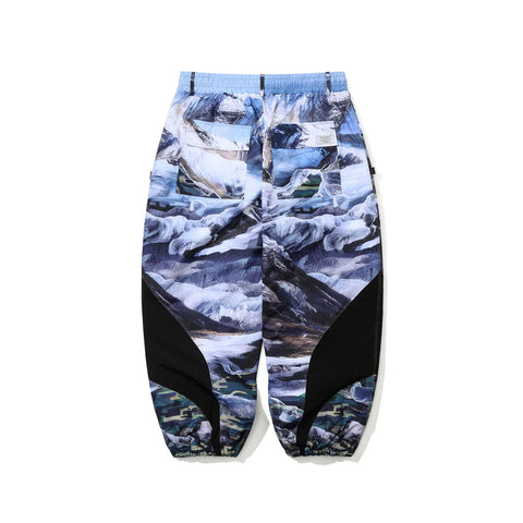 BSRabbit Bsrbt Sporty Super Wide Jogger Pants Snow Mountain