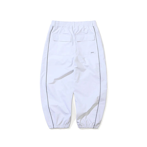 BSRabbit Stream Line 3L Super Wide Jogger Pants White