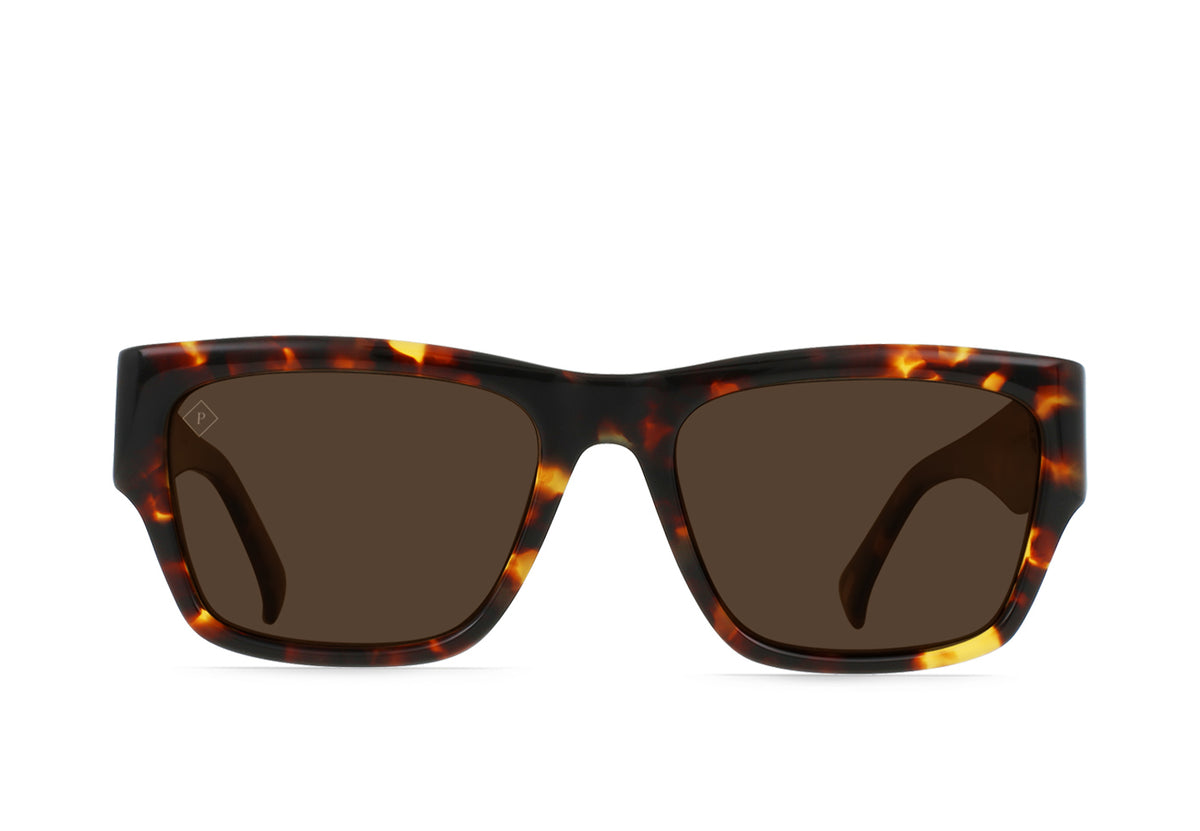 Rufio - RAEN Mens Sunglasses Scout Tortoise / Vibrant Brown Polarized