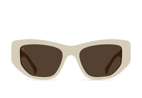 Ynez - RAEN Unisex Sunglasses New Blonde / Vibrant Brown