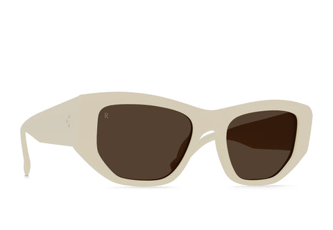 Ynez - RAEN Unisex Sunglasses New Blonde / Vibrant Brown