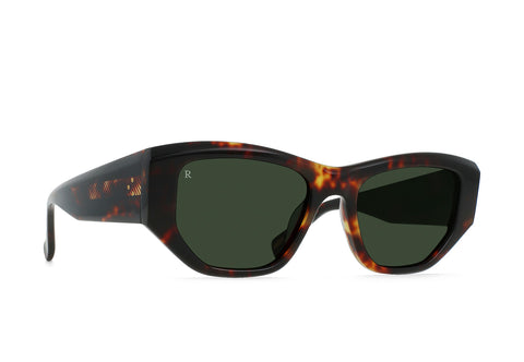 Ynez - RAEN Unisex Sunglasses Ristretto Tortoise / Bottle Green