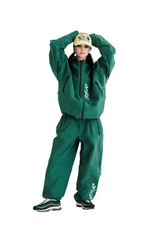 BSRabbit hooded 3L Seam sealing Jacket green