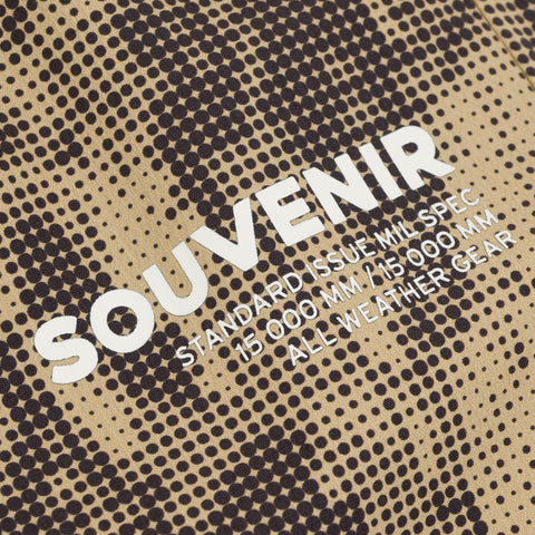 Souvenir Parachute Pant - Brown Blotch Print