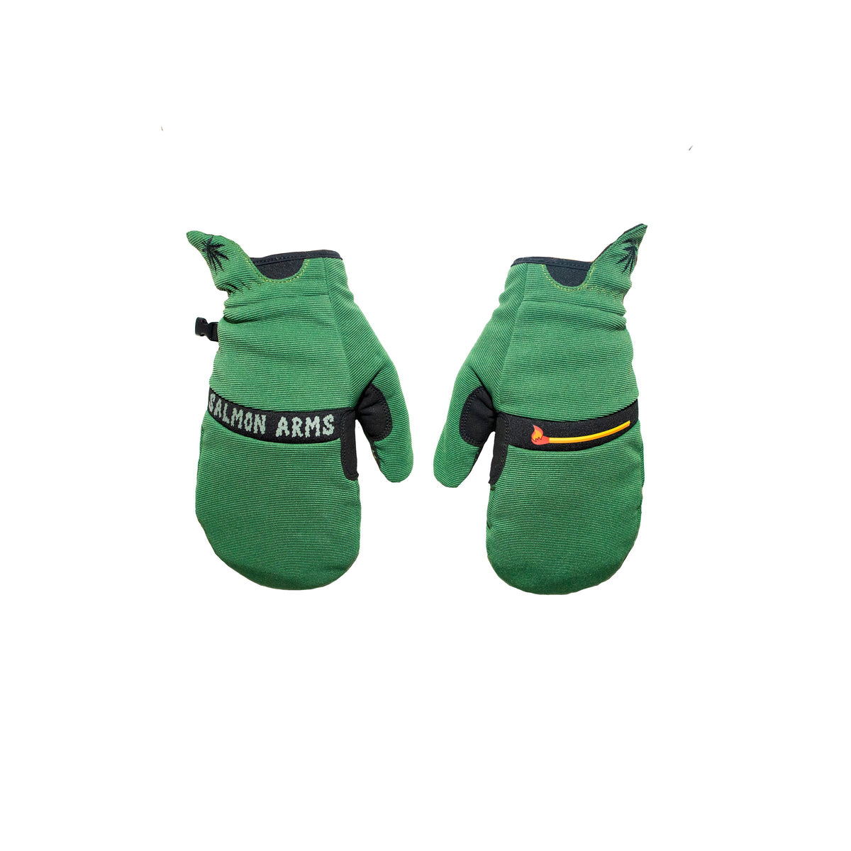 Salmon Arms Spring Mitt - Green Leaf