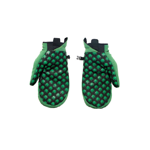 Salmon Arms Spring Mitt - Green Leaf