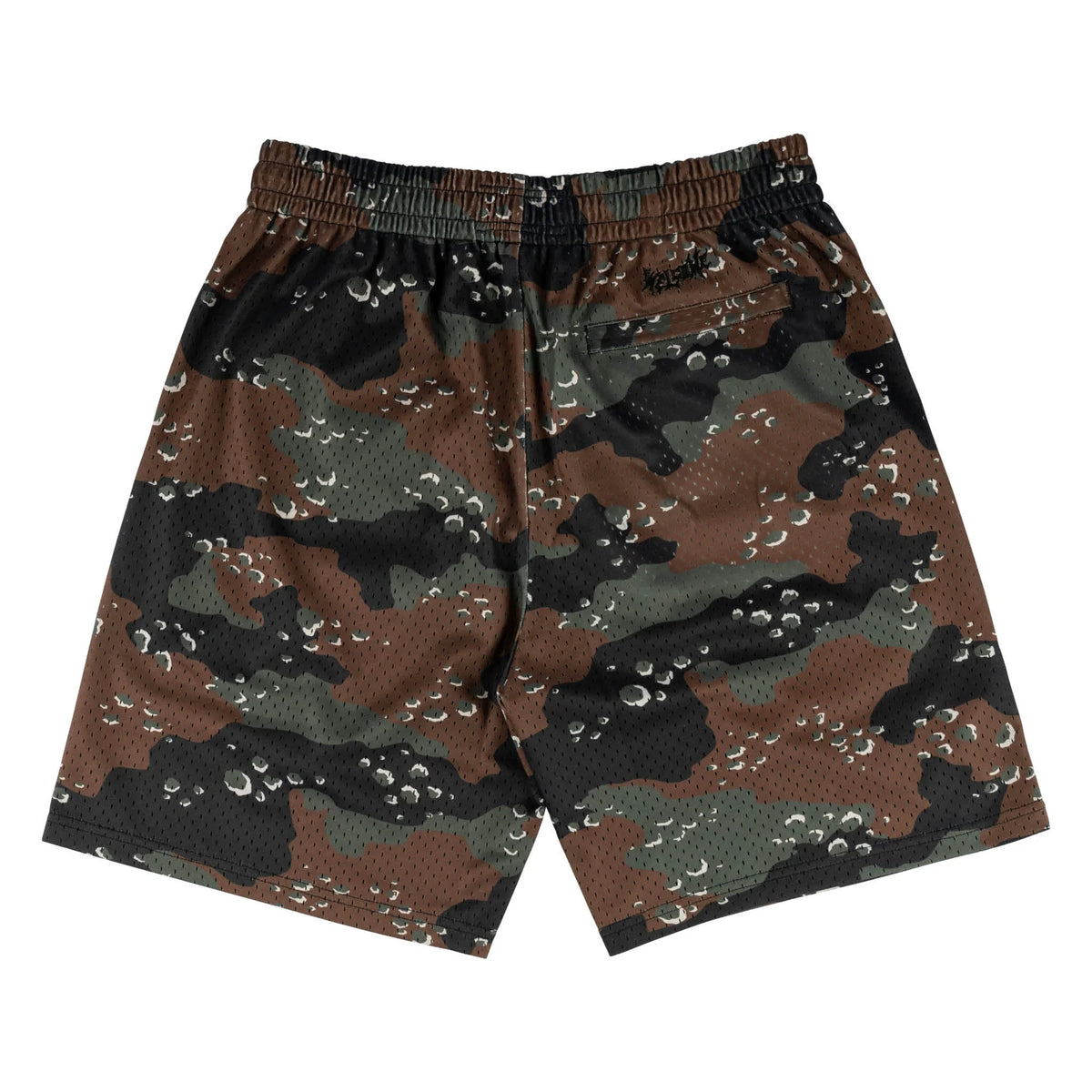 WELCOME BARB MESH SHORTS- TIMBER