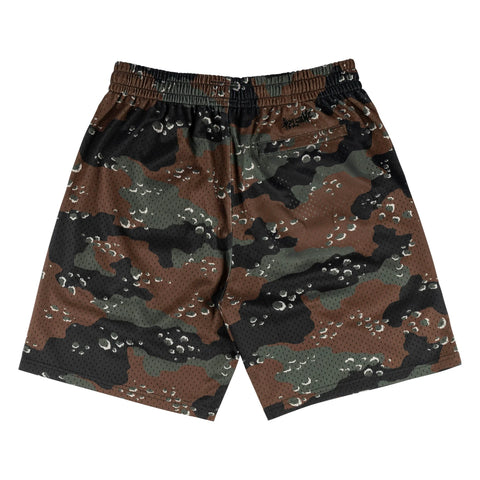 WELCOME BARB MESH SHORTS- TIMBER