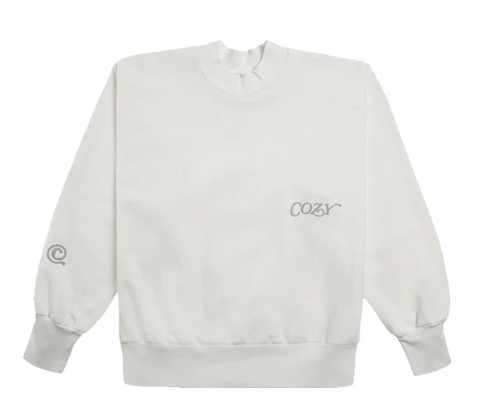 Cozy Lux Mock Neck Bone