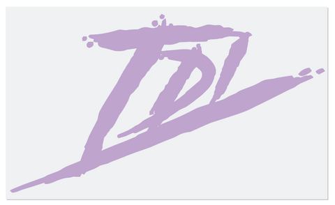 TDI OG LOGO STICKER 4" LAVENDER