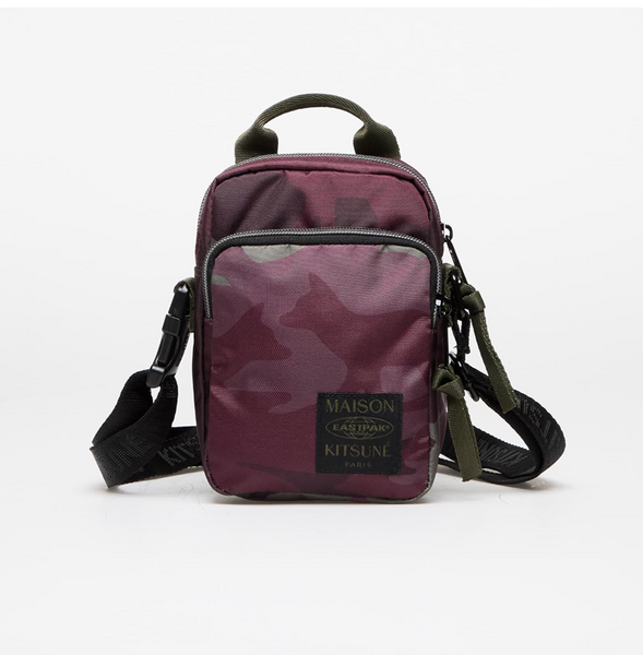 EASTPAK X MAISON KITSUNÉ SHOULDER BAG MERLOT/CAMO – Donut Shoppe Store