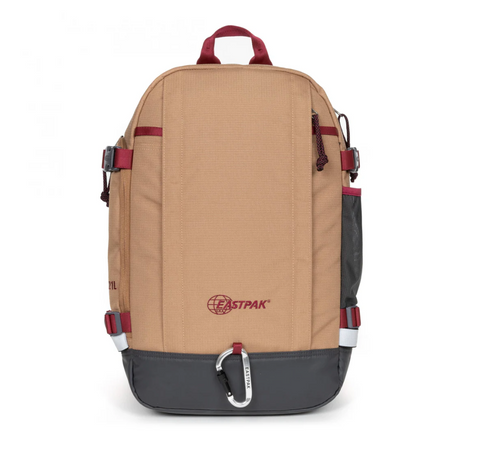 EASTPAK OFFICE OUT SAFEPACK BROWN BACKPACK