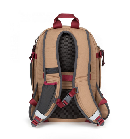 EASTPAK OFFICE OUT SAFEPACK BROWN BACKPACK