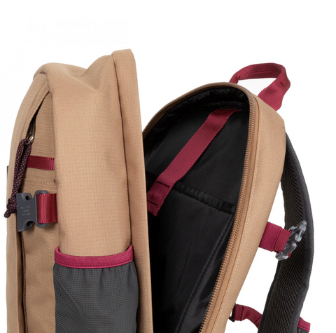 EASTPAK OFFICE OUT SAFEPACK BROWN BACKPACK