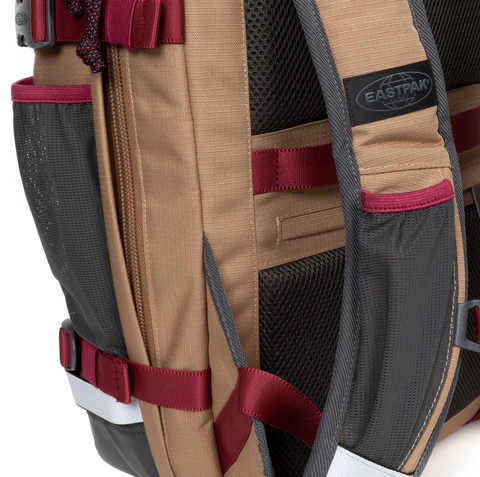 EASTPAK OFFICE OUT SAFEPACK BROWN BACKPACK