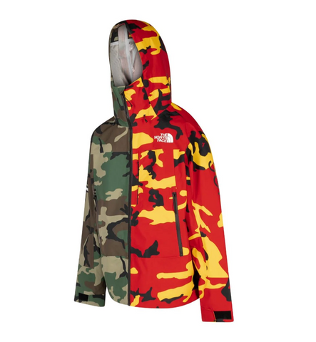 Supreme X The North Face Split Nuptse Camo Shell