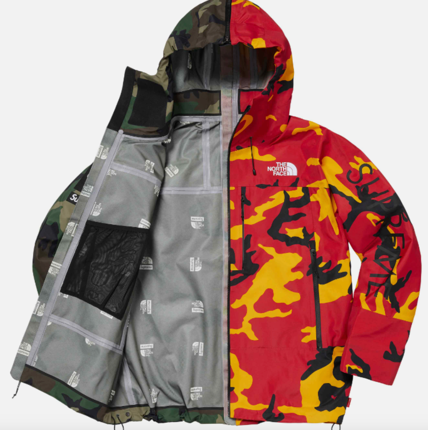 Supreme X The North Face Split Nuptse Camo Shell – Donut Shoppe Store Supreme X The North Face Split Nuptse Camo Shell – Donut Shoppe Store