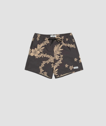 TENORE PRINTED DAY BOARD SHORT - BARK