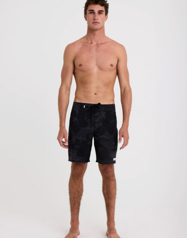 TENORE CLASSIC BOARDSHORT 18.5" - BLACK ALHOA CAMO