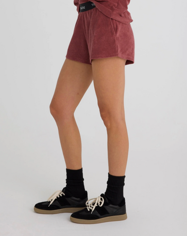 TENORE TERRY SHORT ROSE BROWN - WOMEN
