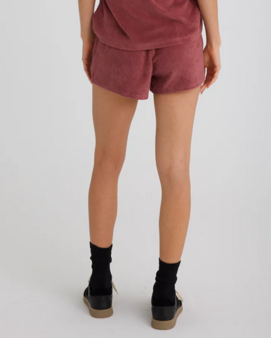 TENORE TERRY SHORT ROSE BROWN - WOMEN